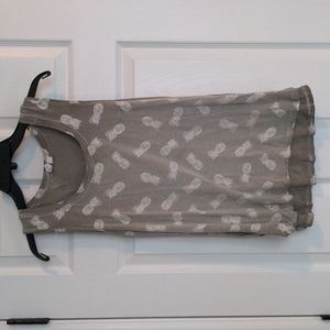 Cable and gauge pineapple tank top